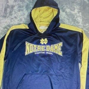Notre Dame Navy & Gold Crewneck Sweatshirt - Fightin' Irish